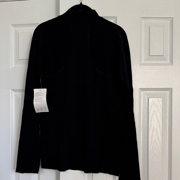 Athleta Black Long Sleeve Half Zip Pullover XL - Picture 4 of 5
